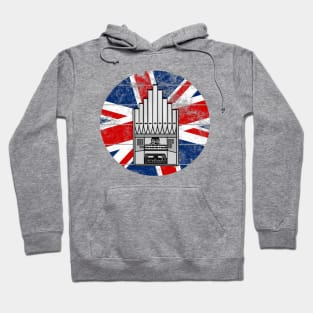 Church Organ UK Flag Britain Organist British Musician Hoodie